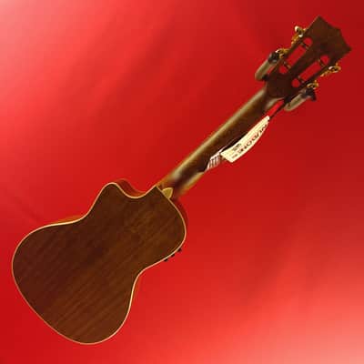 [USED] Kala KA-SKCGE-C Hawaiian Koa Spruce Top Concert Ukulele Cutaway w/ EQ, Natural Gloss (See Description) image 2