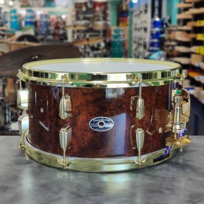 Used Stone Custom Drums 6.5x14" Mahogany image 6