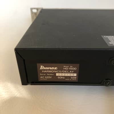 Ibanez HD1500 Harmonics/Delay Rackmount Rack Maxon HD 1500 1984 image 10
