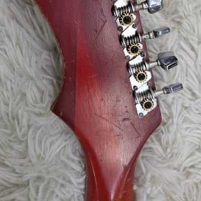 Vintage Kay Vanguard Single Pickup Solid Body Electric Guitar w/Case - 1960s image 4