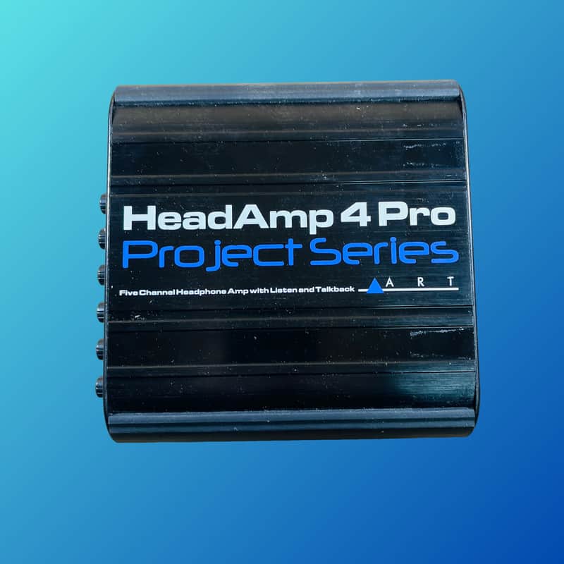 ART Headamp 4 Pro 5 Channel Headphone Amplifier with Talkback image 1