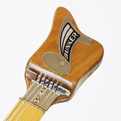 1968 Bunker Hell-Bender Wild Hippie Glam Rock Vintage Electric Guitar Walnut Crazy Pickups image 20