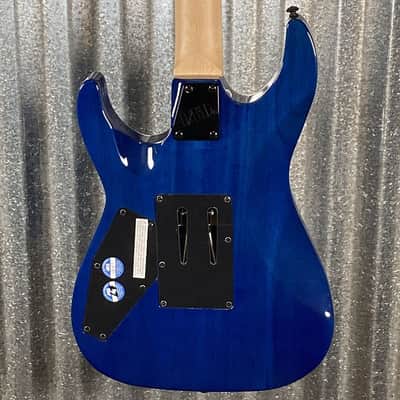 ESP LTD MH-203QM See Thru Blue Quilt Top Guitar MH203QMSTB #0345 Used image 9