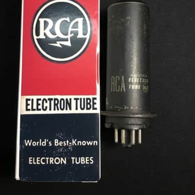 RCA 6L6 Metal Tube VINTAGE Power Amplifier VACUUM TUBE USA Tested I.5966-D image 1