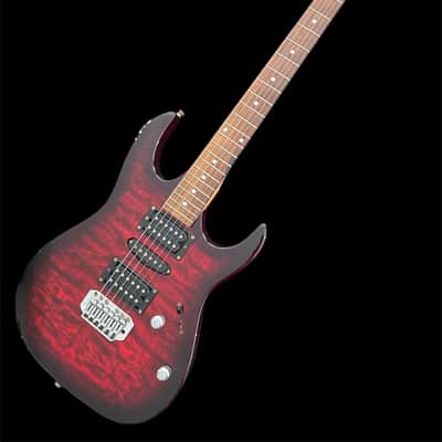 Ibanez GRX70QA-TRB Gio 2011 - Present - Transparent Red Burst image 1