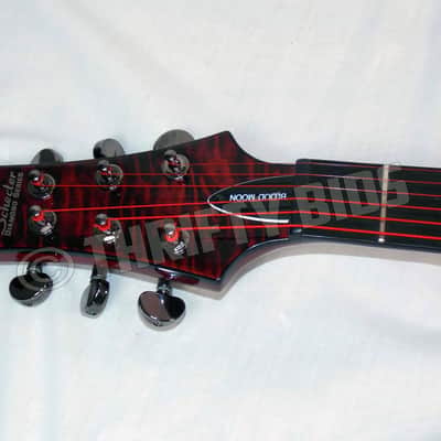 Schecter Diamond Series C-1 Blood Moon BloodMoon 2006-2007 Red Quilted Maple Top Duncan Designed PU image 15