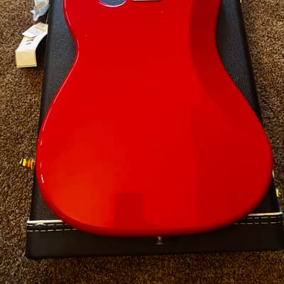 Fender Custom Shop '66 Precision Bass Journeyman Relic 4-String Bass Guitar, Rosewood Fingerboard, Hot Rod Red journeyman image 5
