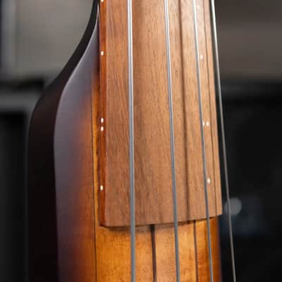 Ibanez Bass Workshop UB804 4-String Electric Upright Bass - Mahogany Oil Burst with Gig Bag image 6