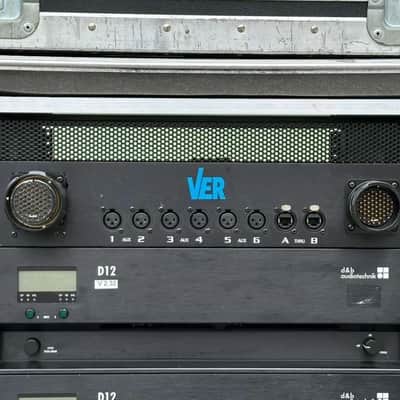 D&B Audiotechnik D12 Power Amp Rack PackageW/3 D12, Distro, Cables #1128 (THS) image 9