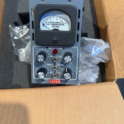 Retro Instruments Doublewide II 500 Series Tube Compressor Module 2018 - 2021 - Gray image 3