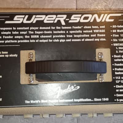 Fender Super-Sonic Head 2-Channel 60-Watt Guitar Amp Head - Blonde image 6