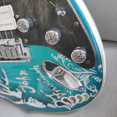 Fender Stratocaster American Standard  1997 - Soft Turquoise John Frusciante image 9