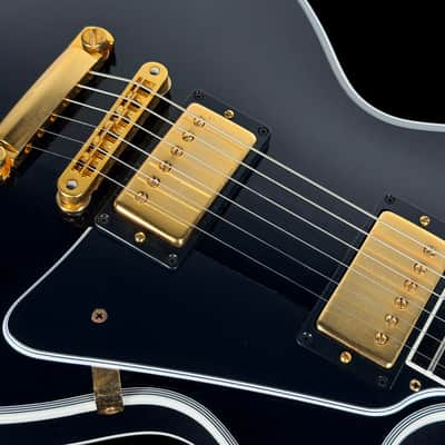 2025 Gibson Les Paul Custom Chambered Custom Shop Murphy Lab Ultra Light Aged ~ Ebony image 5