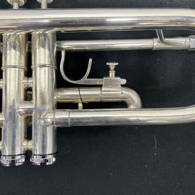 Vintage Getzen Eterna Severinsen Large Bore Silver Bb Trumpet with Case 1968-1971 image 17
