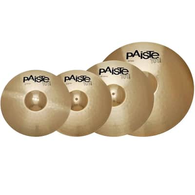 Ludwig Evolution 5pc Complete Drum Set (22"BD) & Paiste Cymbals Crimson Sparkle image 4