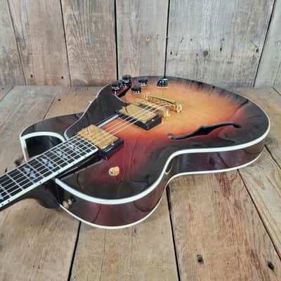 Gibson ES-137 Custom 2000s w/ Original Case - Sunburst image 11