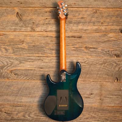 Used Ernie Ball Music Man BFR Luke III HH - Trans Blue w/OHSC image 11