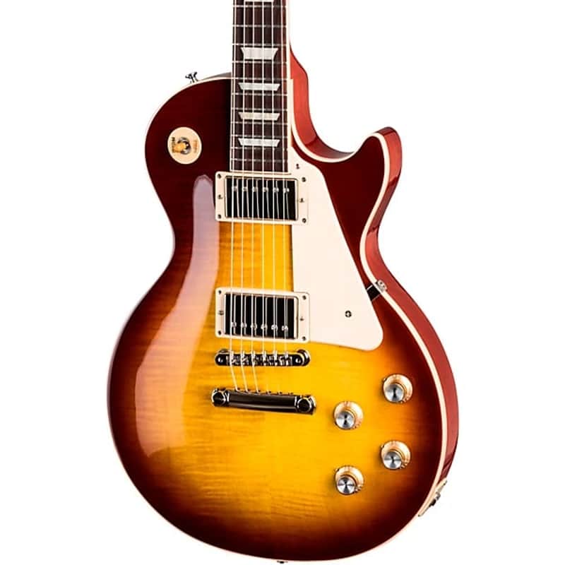 Gibson Les Paul Standard '60s Figured Top Electric Guitar 2024 - Iced Tea image 1