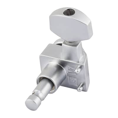 Fender Locking Stratocaster/Telecaster Tuners 6 In-Line Right Handed (Brushed Chrome) image 2