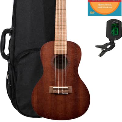 Kala KA-15C Satin Mahogany Concert Ukulele w/ Hard Case image 1