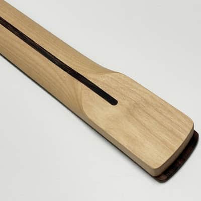 Strat Guitar Neck 22 Frets, 25.5'' Maple Wood Modern C Shape ST Guitar Necks with Radius 9.5'' Rosewood Fretboard Medium Jumbo Fret for Stratocaster Guitar Parts Replacement image 9