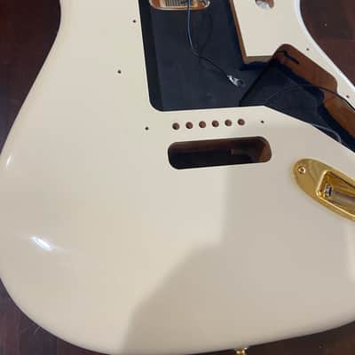 Fender Blacktop HHH Mahogany Strat Body w/ hardware image 2