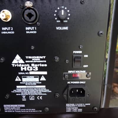 Trident Audio HG3 Monitors 2015 image 11