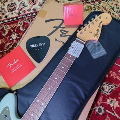 *NEW IN BOX* 2026 Fender Japan Moeka Shiotsuka Jaguar moni 羊文学 (Hitsujibungaku) Limited Edition with Exclusive Strap - Aged Sonic Blue MIJ JD26 image 3