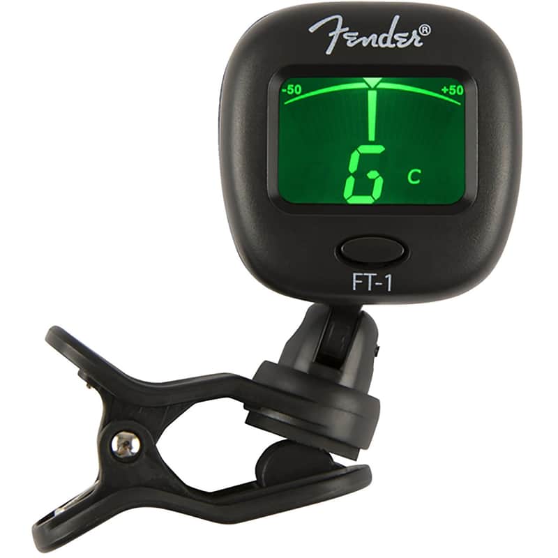 Fender FT-1 Pro Clip On Tuner for Guitar, Bass, Violin, Ukulele image 1