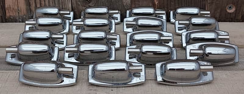19x 80's-90's Ludwig Rockers/Standard Tom Lugs, 1⅝" Hole Spacing, Complete image 1