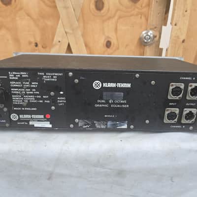 Klark Teknik DN360 2-Channel 31 Band Graphic Equalizer - Tested & Working #395 image 6
