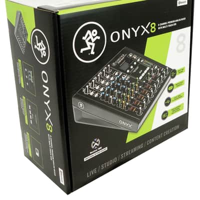 Mackie ONYX8 8-Ch Mixer w/Multi-Track USB/3-Band EQ+Bluetooth+Se Electronics Mic image 11