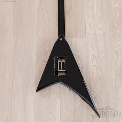 1991 Grover Jackson Randy Rhoads Custom V Metallic Black w/ EMGs, Case image 3