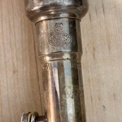 Bettoney Silva-Bet Orchestral pair Clarinets 1925 - Silver Plated image 9