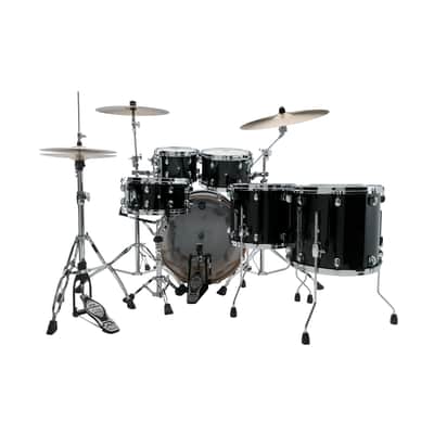 Tama Starclassic Performer 5-Piece Shell Pack w/22" Kick - Piano Black image 2