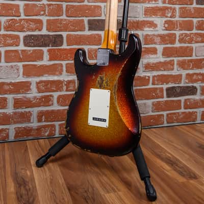 Fender Custom Shop SR25 Custom Deluxe Stratocaster Heavy Relic 3-Tone Sunburst Sparkle 2026 w/OHSC image 8