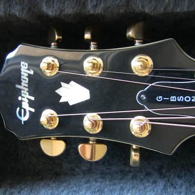 RARE! Barely used 1994 Epiphone EJ-200 in Vintage Sunburst with OHSC, OASIS/NOEL GALLAGHER!! image 2