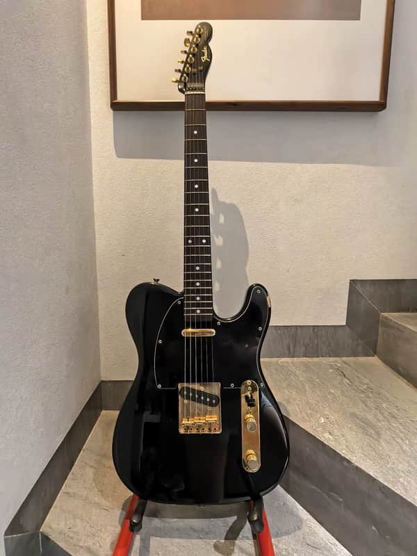 Fender Japan TLG80-550: A rare black and gold color scheme. image 1