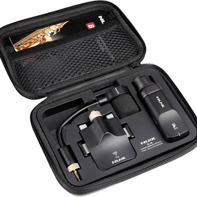NUX B-6 Saxophone Wireless Gooseneck Microphone System Rechargeable Charge Case image 3