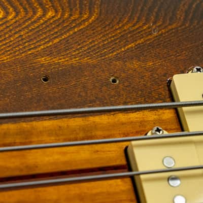 1981 Washburn SB40, SB-40 Bass Tobacco Sunburst (Brown) Neckthrough image 16