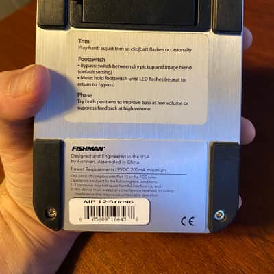 Fishman Aura 12 String Acoustic Guitar Imaging Pedal image 5