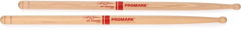 Promark Jeff Ausdemore Light Marching Snare Drumsticks (3-pack) Bundle image 1