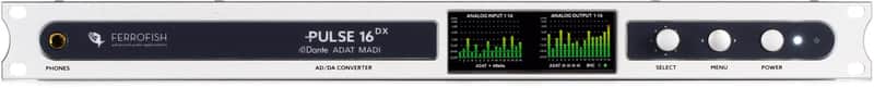 Ferrofish Pulse 16 DX 16 x 16 AD/DA Converter with Dante  MADI  and ADAT image 1