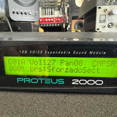 E-MU Systems Proteus 2000 Rackmount 128-Voice Sampler Module with CMPSR Card ,v1.24 //ARMENS// image 3