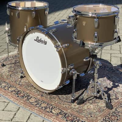 LUDWIG Classic Maple Vintage Bronze Mist 22 13 16 (PROMO) image 2
