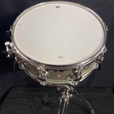 DW - David Frangioni Collection - 5x14" Collector's Series Maple Snare Drum 1987 - Silver Sparkle image 19