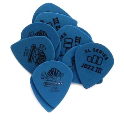 Dunlop Guitar Picks Jazz III XL 12 Pack 1.0 MM Light (498P1.0) image 1