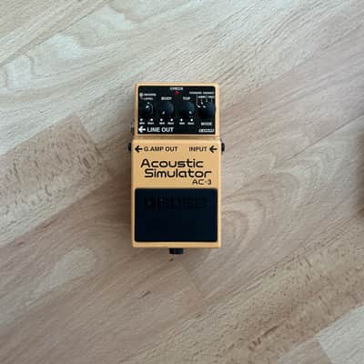 Boss AC-3 Acoustic Simulator (Dark Gray Label) 2006 - Present - Yellow image 5
