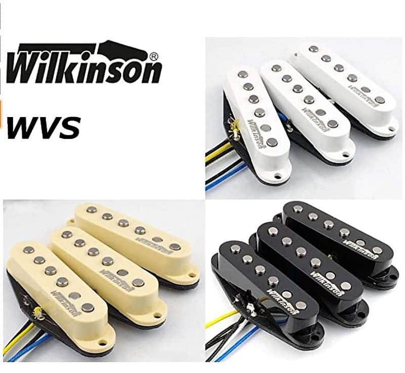 Wilkinson Premium 60's WVS Alnico V Single Coil Guitar Pickups Set for Stratocaster image 1