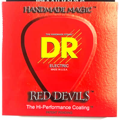 DR Guitar Strings Electric Red Devils K3 High Performance Coated 09-42 image 1